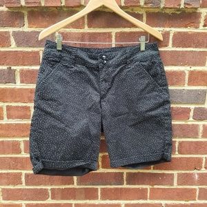 Lee Straightfit Shorts Black with White Dots
